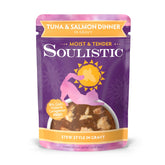 Soulistic Cena Humeda Salmón y Atún en Salsa, ideal para hidratar a tu gato.
