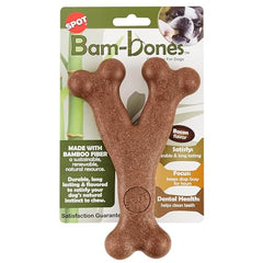 SPOT Bam-Bones forma-hueso-realista con textura duradera para masticación auténtica
