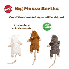 SPOT Bertha ratón con sonido crujido que estimula el juego interactivo
