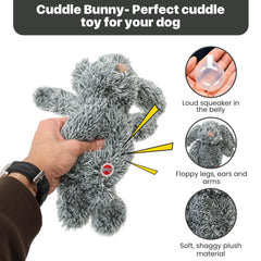 SPOT Cuddle Bunnies con sonajero interior para notar su juego