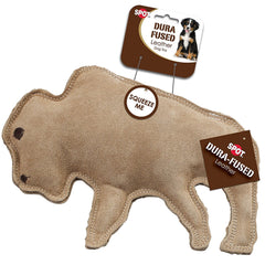 SPOT mapache: juguete de cuero duradero para perros curiosos y mordedores