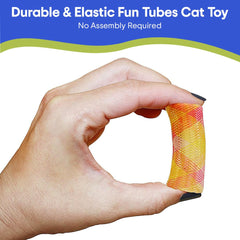 SPOT Kitty Fun Tubes: juguete de gato rebotando para juegos dinámicos.