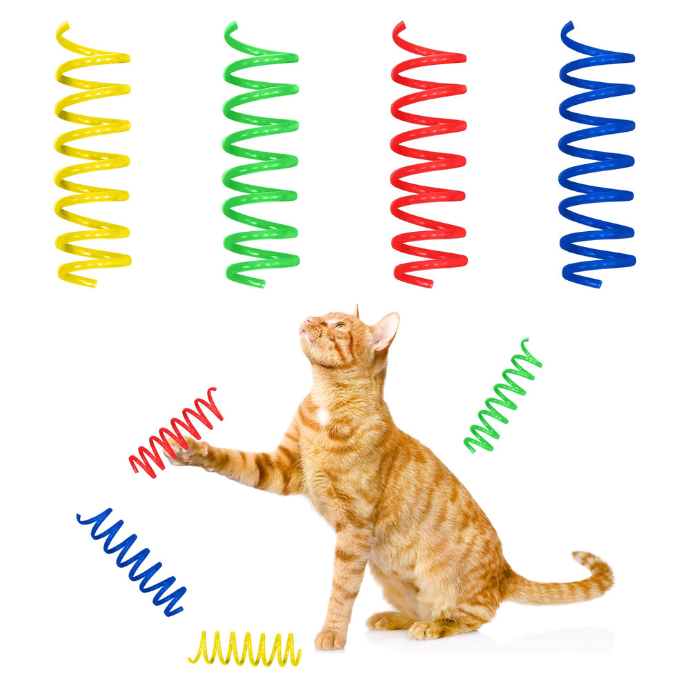 SPOT muelles coloridos para gato saltar, juego dinámico en interiores.