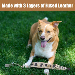 SPOT Skinneeez Leather Snake cuero real ofrece textura duradera para masticadores moderados