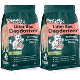 Sprinkle & Sweep desodorizante para arena de gato en frasco, neutraliza olores y alarga la frescura.