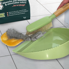 Sprinkle & Sweep: spray eliminador de olores para mascotas con aroma fresco.