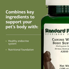 Standard Process Inc. canino nutricion-dietética polvo: apoyo a procesos vitales.