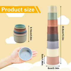 Starfa Lab tazas apilables en colores mate para roedores