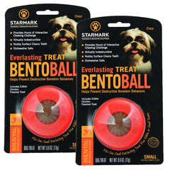 Starmark bolas Bento pequeñas con premios eternos para perros pequeños.
