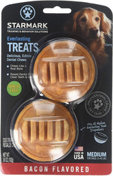 Starmark Everlasting Dental Chew de sabor tocino, tamaño mediano, ideal para masticación prolongada.