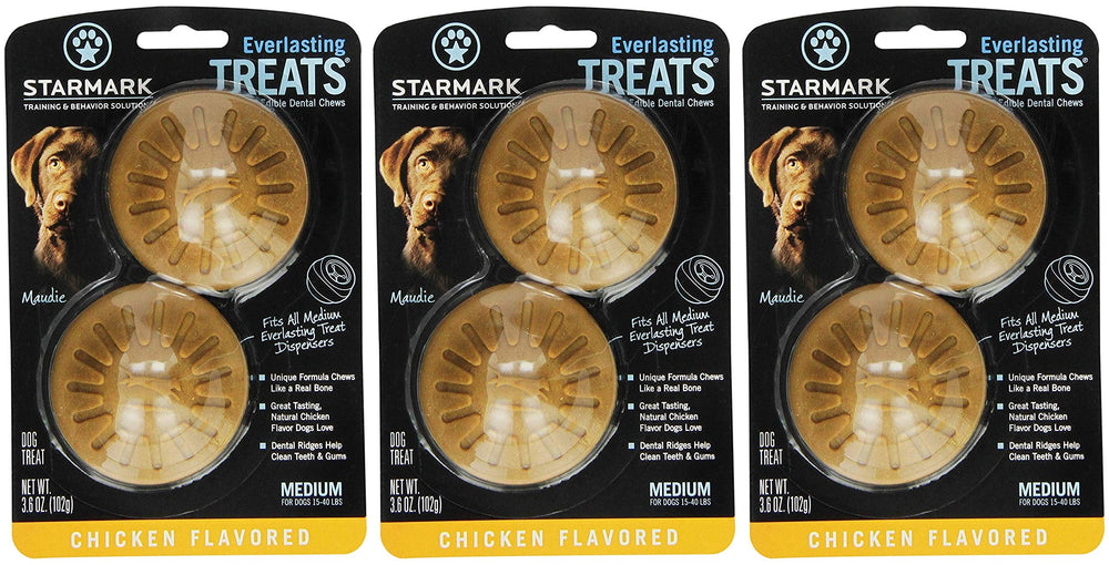 Starmark Everlasting Treats: masticables de pollo para apoyar la limpieza bucal durante la masticación