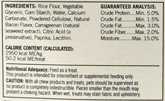 Starmark tocino sabor masticable para perros pequeños; acompañamiento ideal para paseos o pausa.