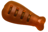 Starmark Treat Ringer Flex Grip pierna de pavo, mordedor duradero y seguro para perros.