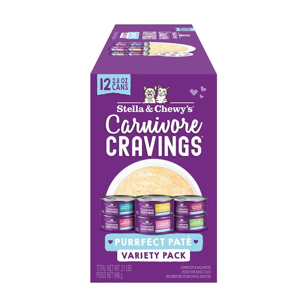 Stella & Chewy's Purrfect Paté en lata con 6 sabores para descubrir gustos felinos