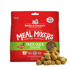 Stella & Chewy's mezcla pato-ganso desecado, bolsa de 18oz, lista para alimentar