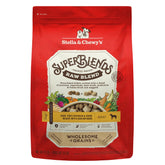 Stella & Chewy's SuperBlends grano crudo recubierto para perros, sabor y nutrición.