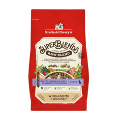 Stella & Chewy's SuperBlends pollo-salmon-seco: sabor irresistible para perros activos.