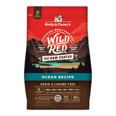 Empaque de Stella & Chewy's Wild Red, diseño práctico para guardar comida proteica.