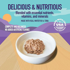 Strongheart entree marino suave, experiencia de comida agradable para el gato.