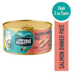 Strongheart paté salmón, ingrediente principal real, para nutrición completa