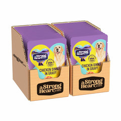 Strongheart wet dog food pouches lineup offers convenient daily meals.