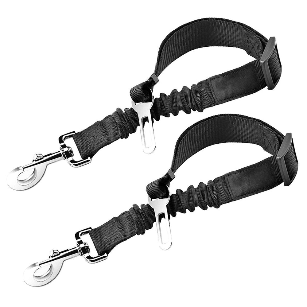 SunGrow cinturón elástico para perros, ajuste 24-36 pulgadas, seguridad en el coche.