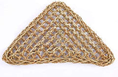 SunGrow hamaca de fibra de pasto marino para reptiles, favorece relajación y soporte corporal.