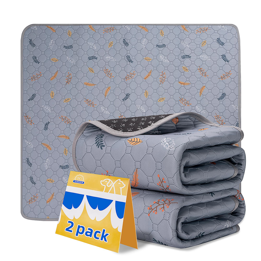 Sunheir almohadillas lavables para perro, par de 2, alta absorción para entrenamiento.