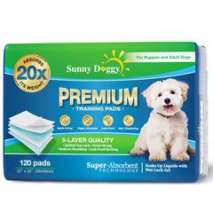 Sunny Doggy Pee Pad 22x22, tapete absorbente para entrenamiento diario.