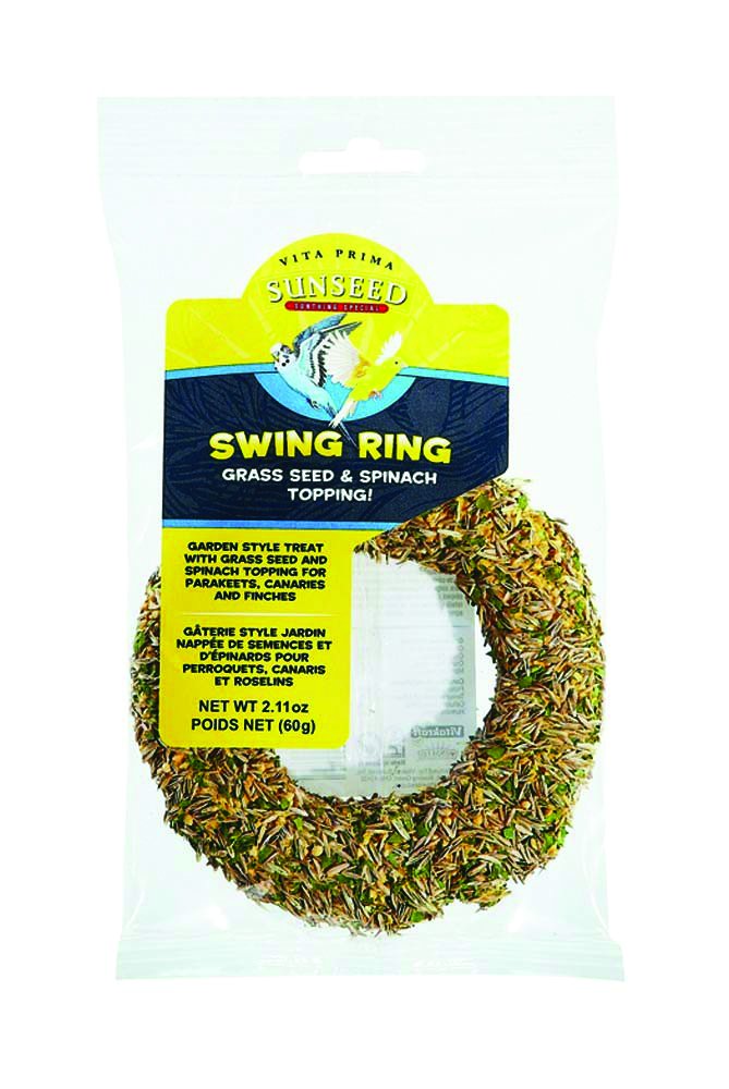 Sunseed Vita Prime Anillo Giratorio 079716, embalaje claro para cuidado del pelaje