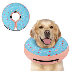 Supet collar cono inflable para perro, protege la herida tras cirugía