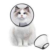 Supet collar-cono para perro con ajuste seguro, facilita moverse sin irritar la herida