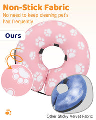 Supet collar dona inflable ofrece visión sin bloqueo para el perro.