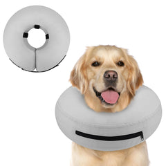 Supet collar rosquilla para perro en recuperación postoperatoria, evita lamEr heridas.