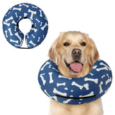 Supet cono inflable para perro en recuperación con diseño cómodo y seguro.