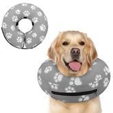 Supet collar inflable en forma de dona para perro, cómodo y protege la herida.