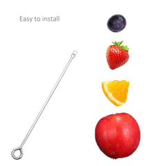 Suplklz set de 3 pinchos-frutas-verduras para jaula, versátil y práctico.