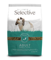 Supreme Petfoods Science Selective conejo adulto, bolsa de 1,5 kg, fibra alta.