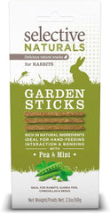 Supreme Selectivos Naturales Palitos Jardín 2-Pack, premio para conejos y cobayas