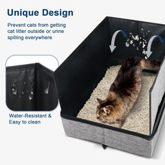 Suzzipaws escudo-desmontable para evitar salpicaduras