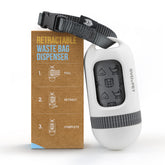 Dispensador SVD.PET en color perla blanca, ideal para pasear con tu perro.