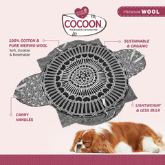 Sweet Goodbye Cocoon, diseño ecológico en gris, opción respetuosa para despedidas