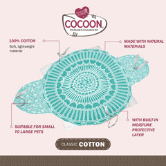 Sweet Goodbye Cocoon: manto de algodón suave para envolver a tu mascota.