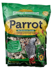 Sweet Harvest mezcla semillas loros 4 libras, variedad natural para aves