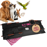 Sweet Goodbye Cocoon: ataúd de mascota XL en negro y rosa para un descanso digno