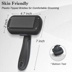 Swihauk cepillo con boton liberacion para limpieza facil