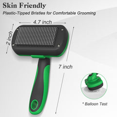Swihauk sistema de limpieza con botón para liberar pelos rápidamente.