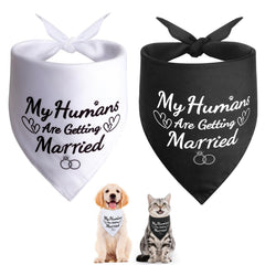 SZEE bandana para perro con diseño de boda, ideal para celebraciones
