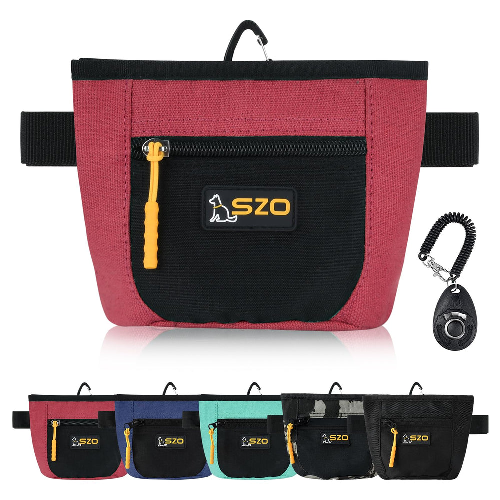 SZO bolsa premios para perro con cierre magnético, acceso rápido durante el entrenamiento.