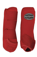 Reinsman Sport Boot mediano, rojo a cuadros, de Tack Shack de Ocala, protección y ventilación